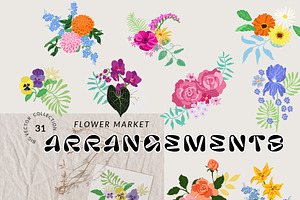 Flower Market Posters & Patterns