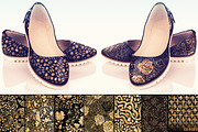 Big Gold Foil pattern bundle, a Pattern Graphic by KarinkaBU (Thumbnail 5 of 6)