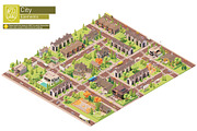 Isometric city map elements, an Object Graphic by tele52 (Thumbnail 42 of 72)
