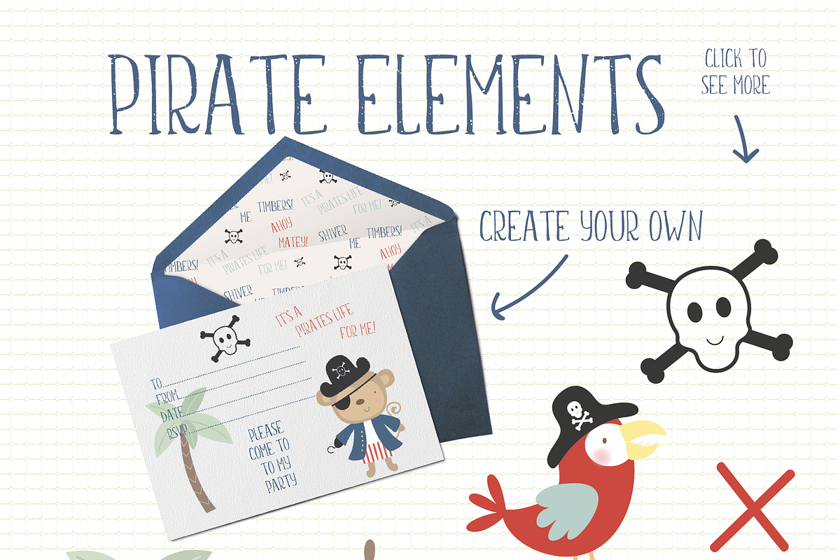 Pirates, an Animal Illustration by Poppymoondesign (Photo 4 of 5)