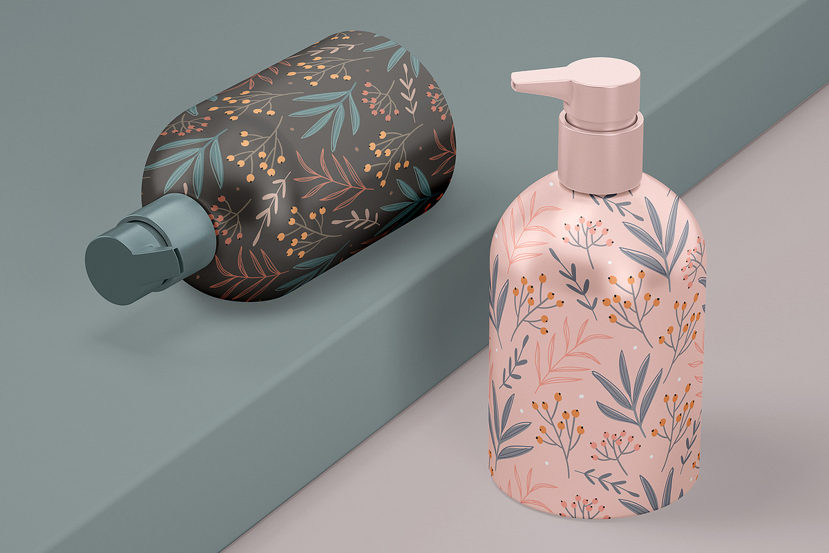 Botanical seamless pattern, a Pattern Graphic by hanifa_design (Photo 4 of 8)