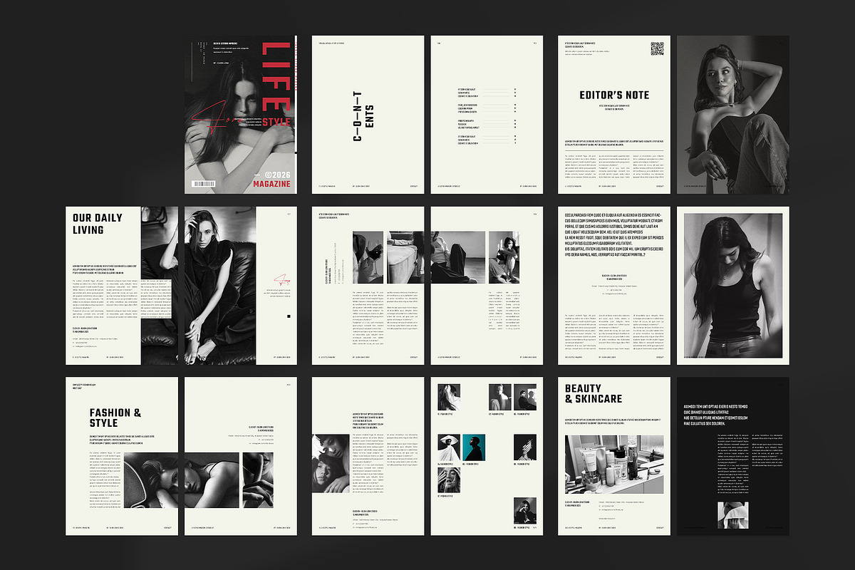 Lifestyle Magazine Template, a Magazine Template by Olion Lora (Photo 21 of 24)