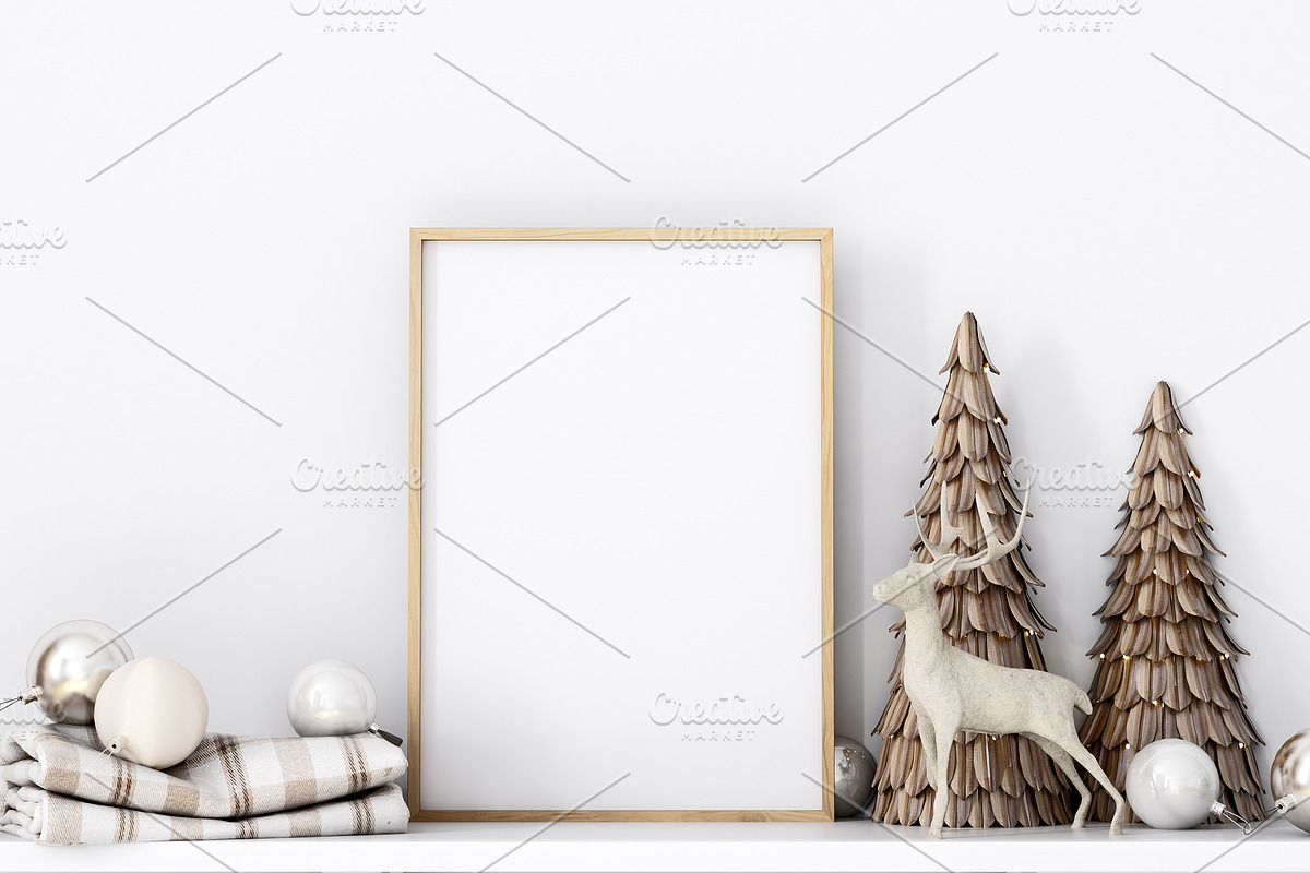 Christmas Frame Mockup Bundle -20, a Print Template by Mockup Shop (Photo 27 of 39)