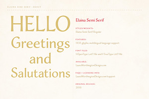 Elaina Semi-Serif