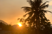 Peaceful Tropical Sunset Background, a Background Photo by 3D assets for your awesom (Thumbnail 2 of 3)