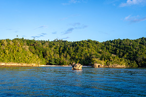 Lia beach at sunset, Waleakodi Island, Togian archipelago, Sulaw, a Nature Photo by GoodGoods