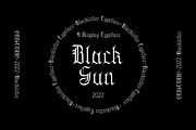 Intro Offer 50% Black Sun, a Blackletter Font by Oui Studio (Thumbnail 2 of 10)