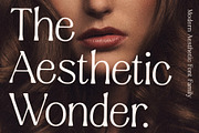 Aesthetic Wonder - Modern Aesthetic, a Serif Font by Prioritype Co (Thumbnail 1 of 20)