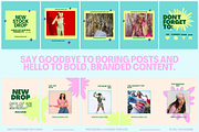 BOLD Instagram Carousel Posts, a Social Media Template by Hell Yeah Designs (Thumbnail 8 of 9)