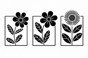 Minimal Flower Laser Cut Silhouette, an Icon by Amazin_art (Thumbnail 11 of 11)