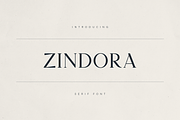 Zindora - Modern Classic Serif Font, a Serif Font by Only Fonts (Thumbnail 1 of 11)