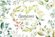 Gorgeous Greenery Illustration set, a Decorative Illustration by Art pages (Thumbnail 1 of 6)