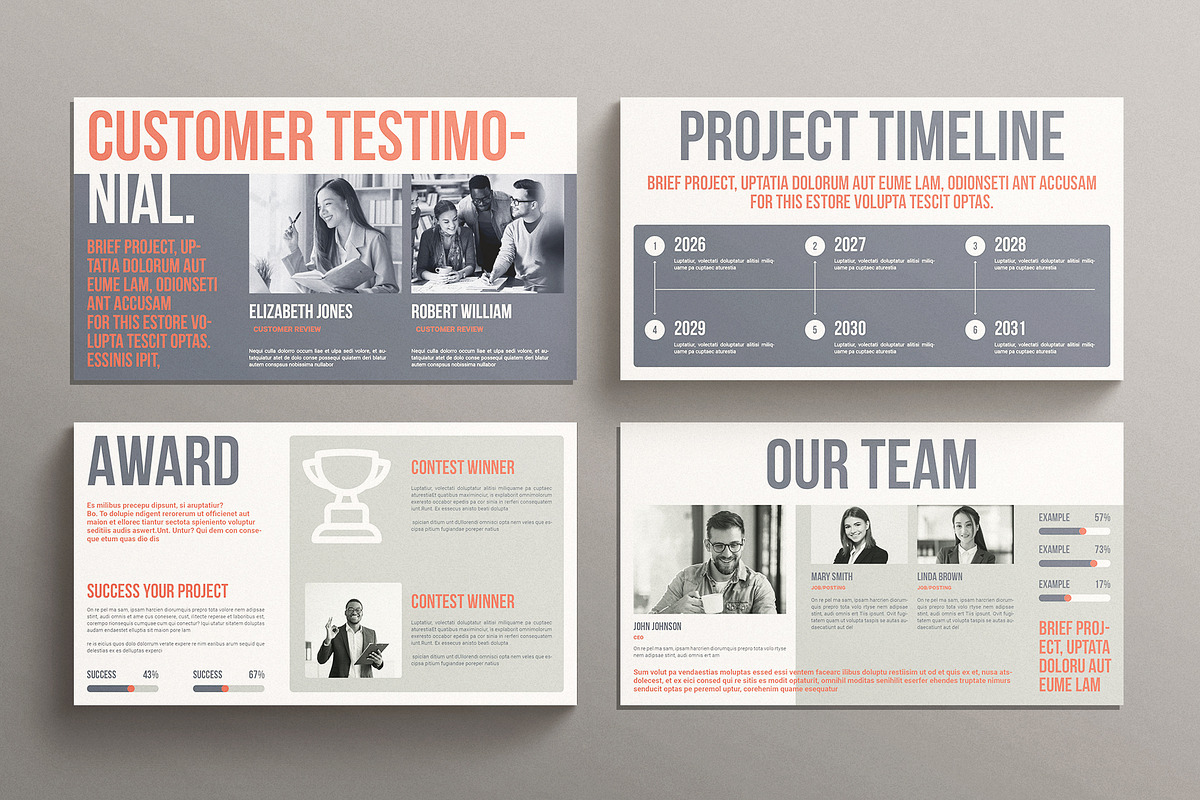 Company Profile Presentation, a Presentation Template by E-Type (Photo 5 of 6)