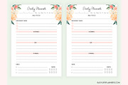 Daily Planner A5 Inserts, a Stationery Template by EasyLifePlanners (Thumbnail 3 of 4)