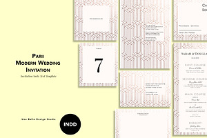 Parii Modern Wedding Stationery