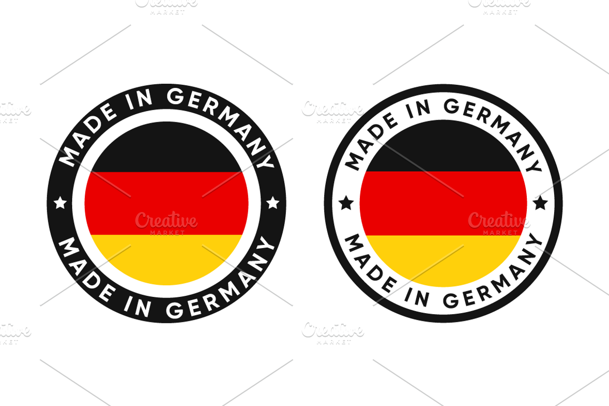 2x Made In Germany Stamp, a Work Illustration by Soufone