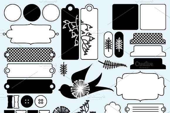 Scrapbooking Elements Vectorclipart