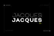 Jacques Pro Display Typeface, a Sans Serif Font by Foxtype (Thumbnail 1 of 9)