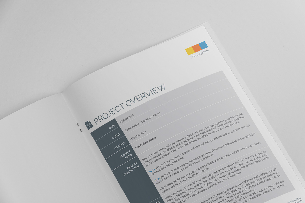 Proposal Contract & Invoice, a Brochure Template by Andre28 (Photo 3 of 9)