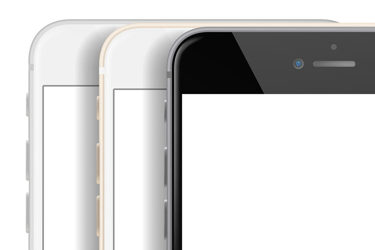 iPhone 6 Plus, 6, 5S detailed mockup preview 2