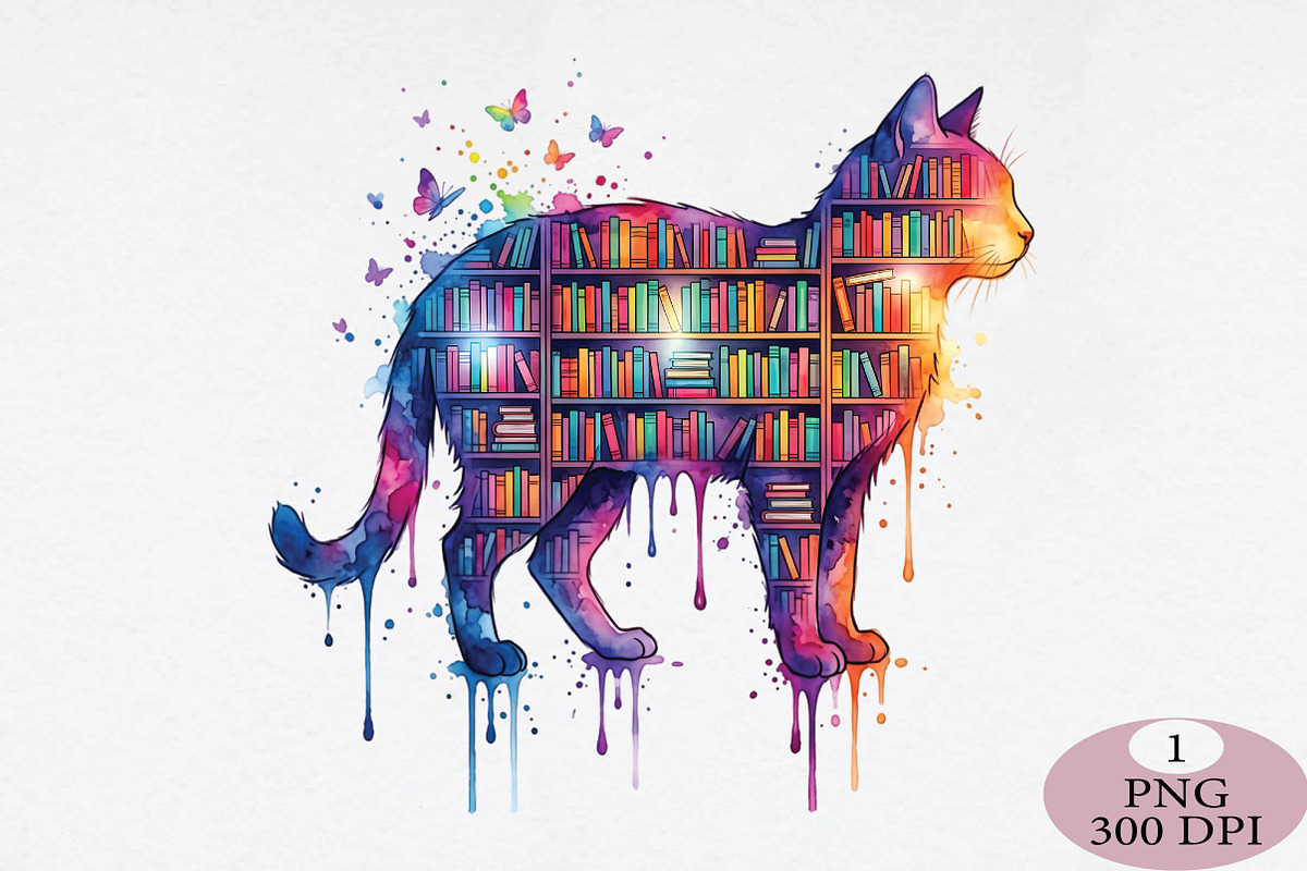Library Png, Sublimation, a Seasonal Illustration by Daily.Designs (Photo 1 of 5)