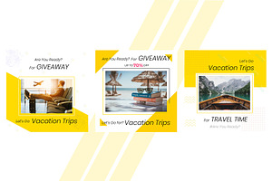 Travel Instagram Social Media Kit