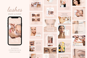 Lash Instagram Post Template, a Social Media Template by ShopRShop