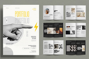 Creative Portfolio Brochure Template, a Brochure Template by ContestDesign