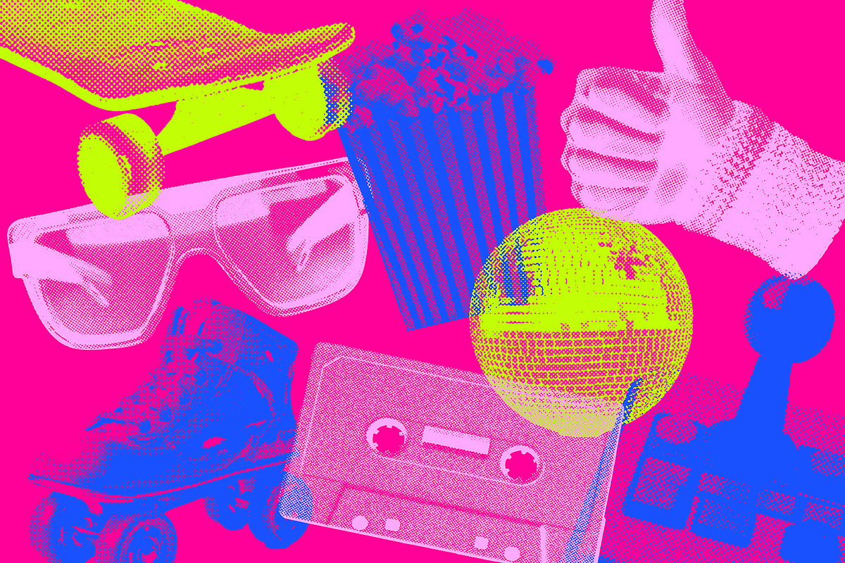 1980's grunge halftone elements, a Graphic by ink drop (Photo 5 of 6)