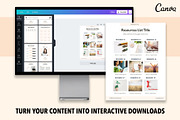 eBook & Worksheet 50 Pages Templates, a Templates & Theme by The Pigeon Letters (Thumbnail 3 of 9)