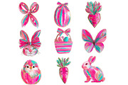 Pastel Brushstroke Easter Sublimatio, an Illustration by Designworld (Thumbnail 4 of 4)