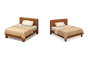 Flat vector illustration of two, an Object Illustration by ZinetroN