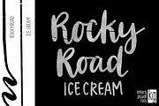 Ice Cream Shoppe Brush Lettering Set, a Brush Add-On by Kimberly Geswein Fonts (Thumbnail 6 of 7)