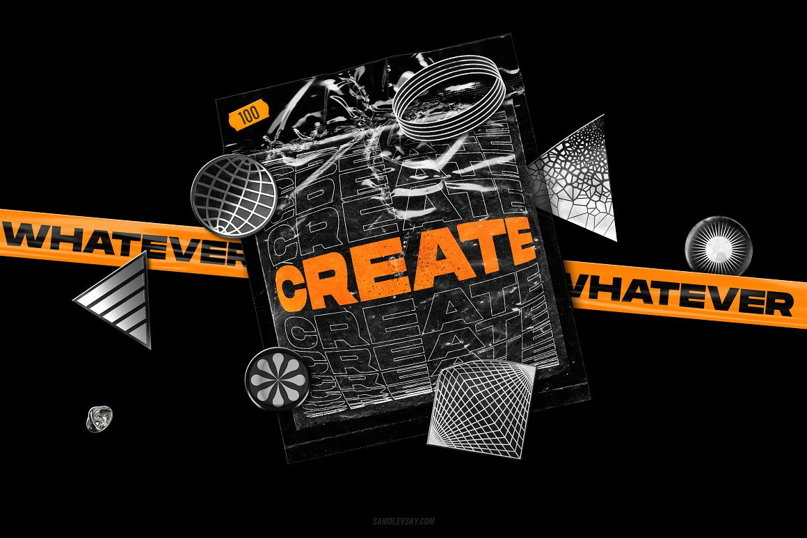 200 Abstract shapes & backgrounds, an Object Graphic by SPEED APEX (Photo 18 of 19)