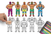 Lucha Libre Collection, a Flyer Template by Moloko88 (Thumbnail 1 of 5)