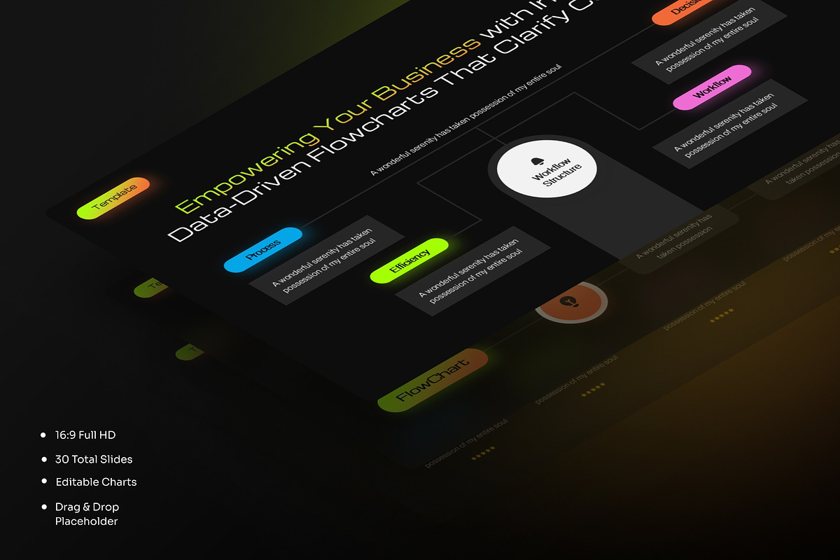 Flowchart Diagram PowerPoint, a Presentation Template by Premast (Photo 2 of 5)