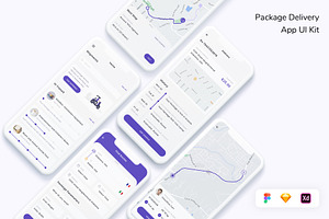 Package Delivery App UI Kit