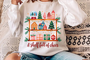 Christmas Bookish Hand-Drawn Svg Bun, an Object Graphic by DollarSmart (Thumbnail 2 of 4)