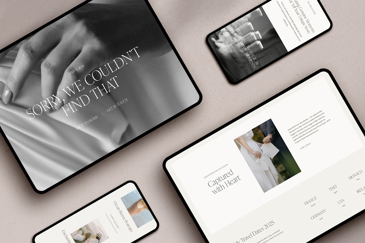 Squarespace Template Photographer, a Squarespace Template by The Soft Voice (Photo 5 of 8)