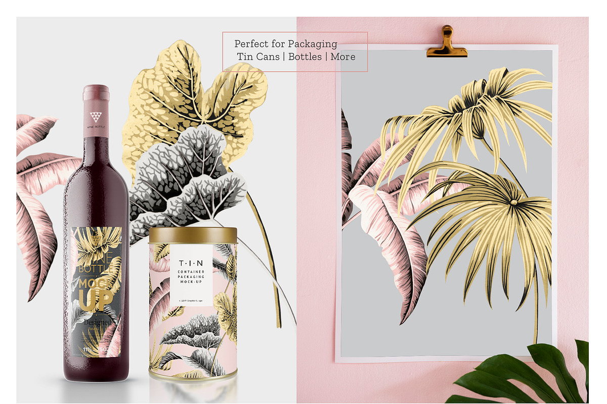 Le Tropique, Hand painted Pattern, a Pattern Graphic by Pink Linen (Photo 5 of 9)