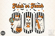 Trick or Teach Halloween PNG, an Illustration by Libby Wishes (Thumbnail 1 of 6)