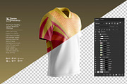 T-Shirt V-Neck Collar Mockup, a Hoody Mockup by Nanggroe Scripting (Thumbnail 4 of 9)