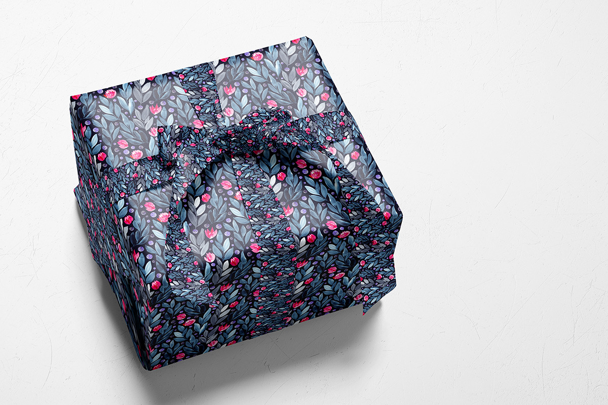 Pink, blue and black, a Pattern Graphic by Anya-D (Photo 6 of 8)