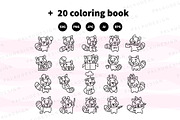 Red Panda Clipart Bundle, an Animal Illustration by Palau (Thumbnail 8 of 9)