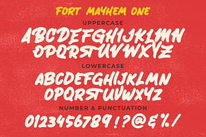 Fort Mayhem - Bold Marker Font