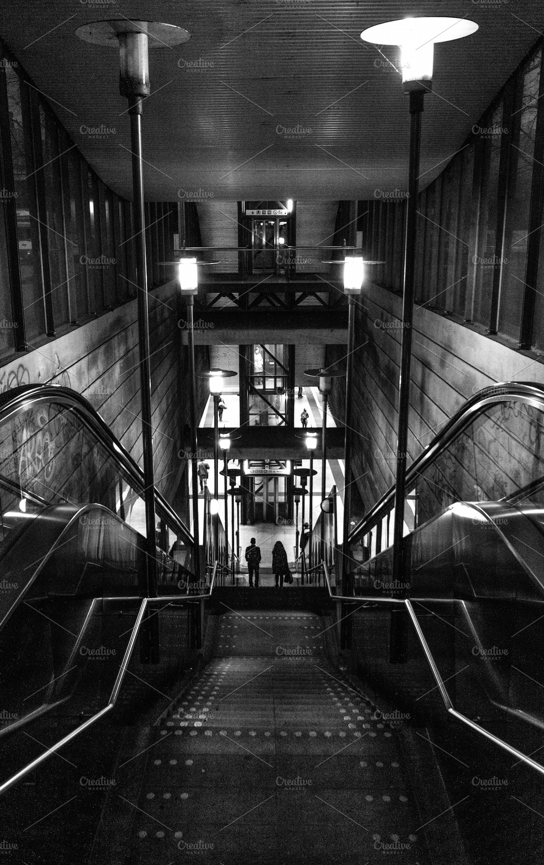 Together containing stairway, underground, and subway, a Person Photo by Nex Apher
