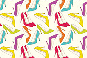 Women high heel shoes patterns., a Pattern Graphic by Little A (Aigul) (Thumbnail 3 of 4)