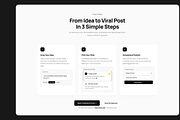 Ai Content Generation Website Figma, a Landing Page Template by Hammad Arif (Thumbnail 3 of 5)