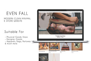 Wix Ecommerce Website EvenFall