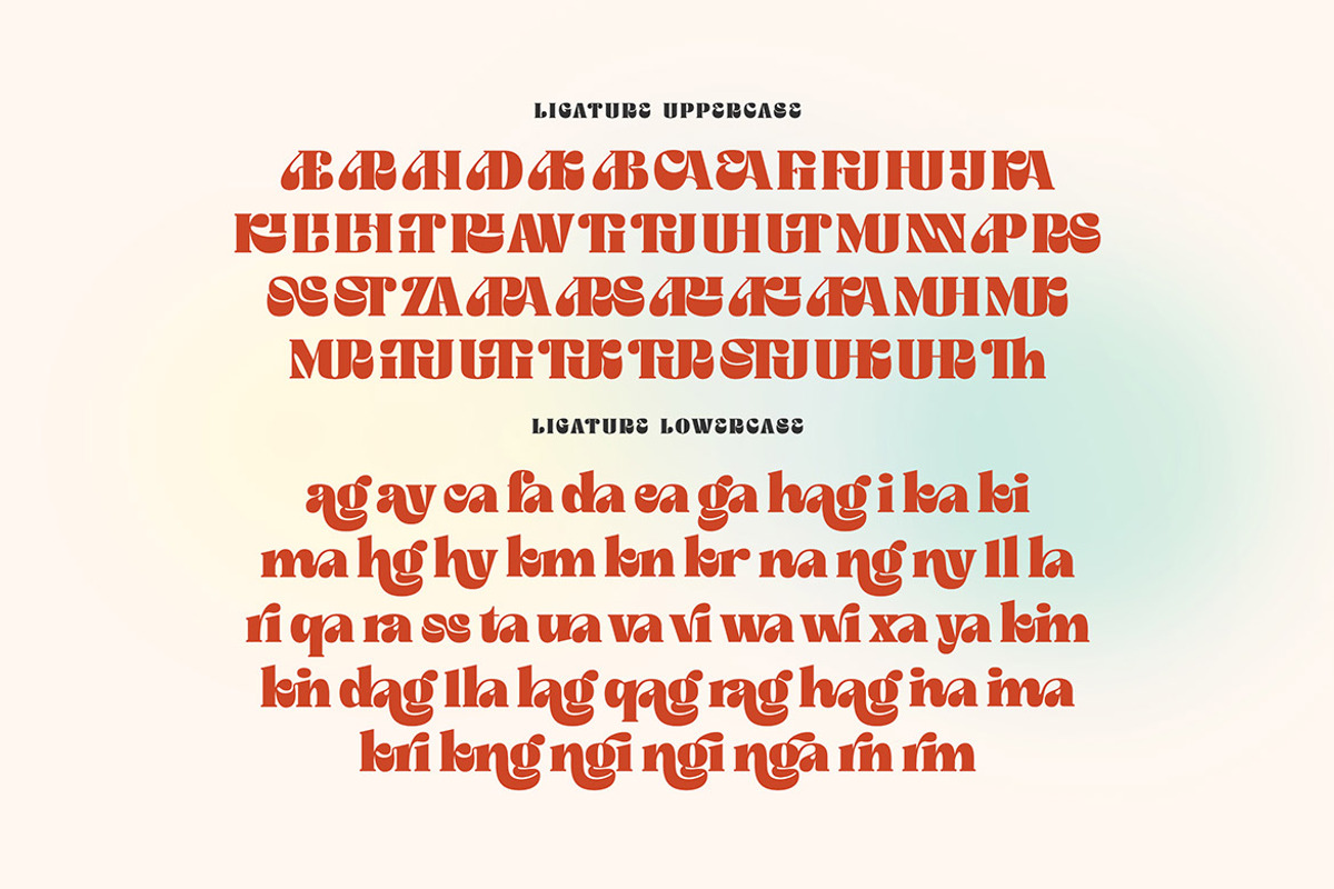 Rengise Rengise Groovy Serif, a Serif Font by Cruzine (Photo 7 of 8)